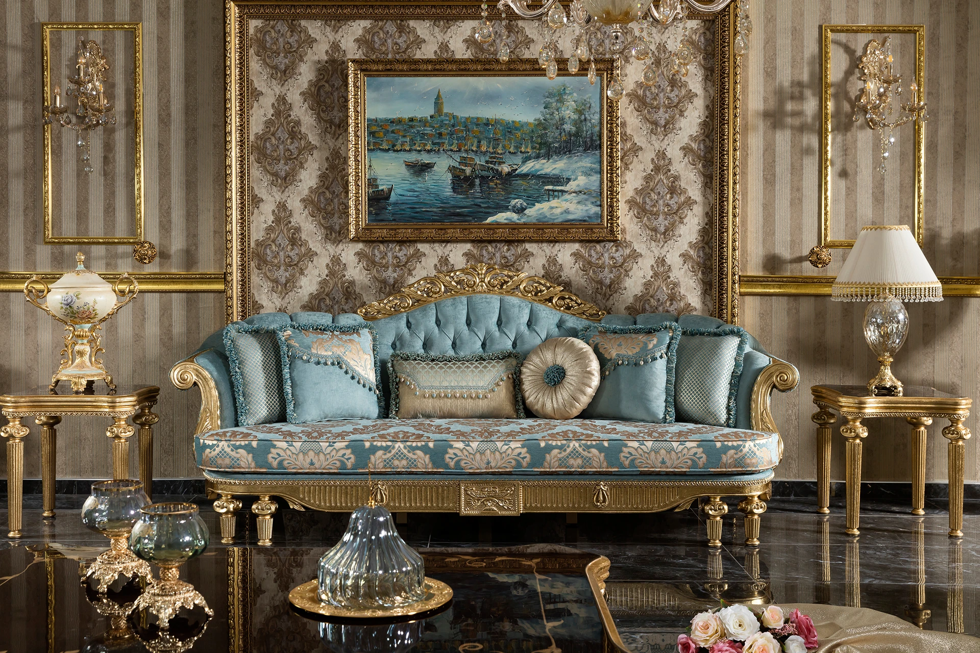 Antique Living Room Sofa