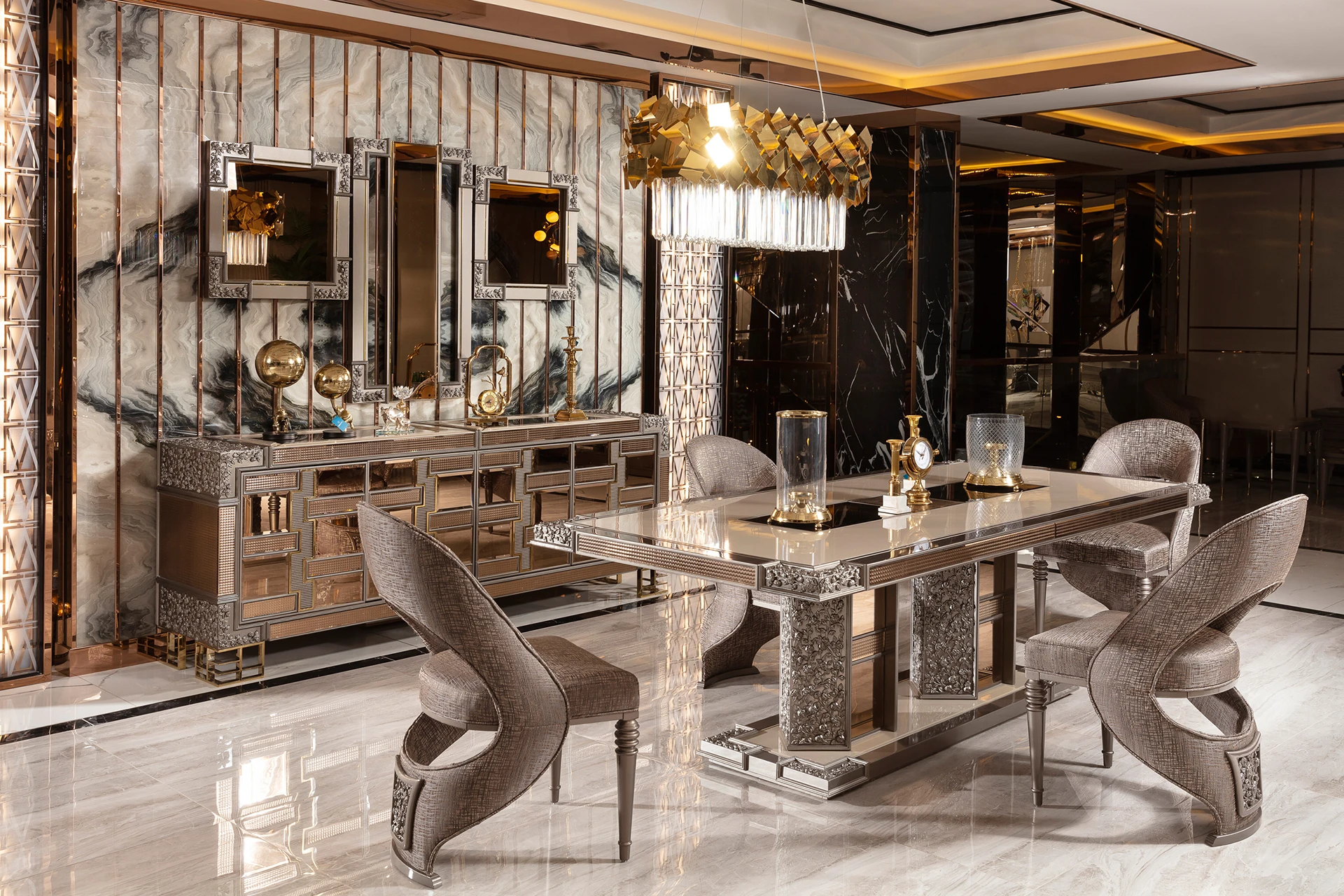 Aruna Dining Room Wide Angle