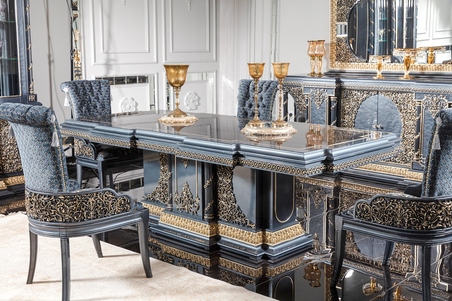 Blue Hanzade Dining Room 1