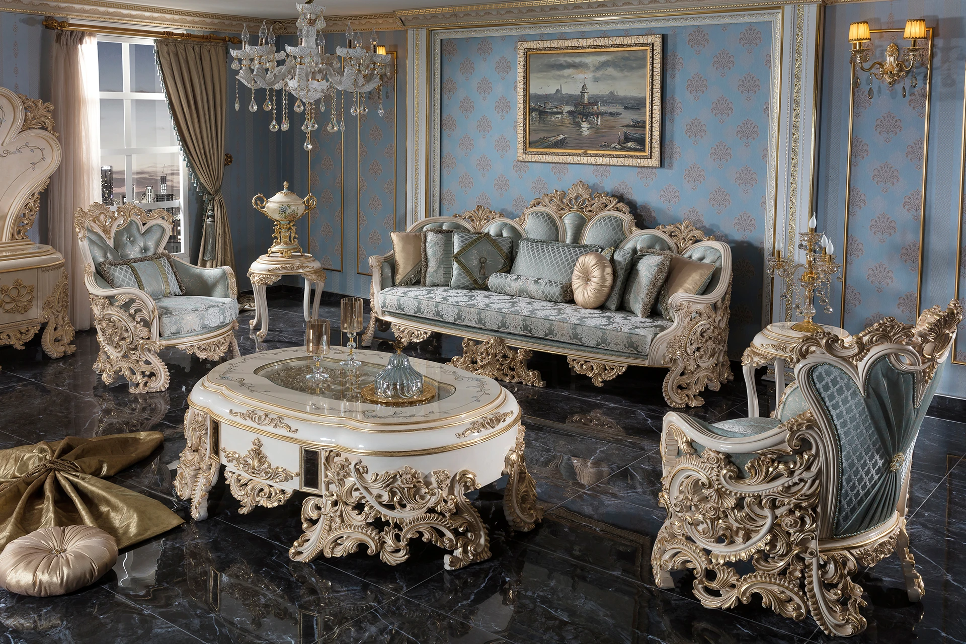 Elnor Living Room Wide Angle