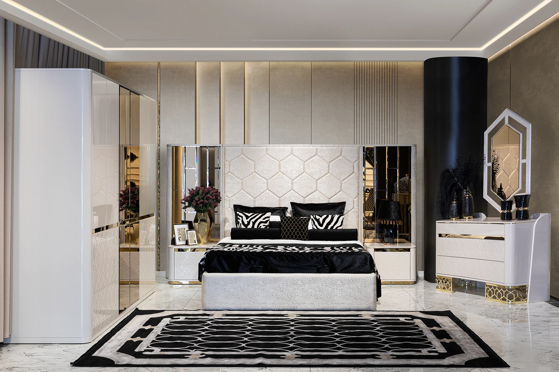 Fenza Bedroom Wide Angle