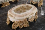 Gold Elnor Living Room Coffee Table