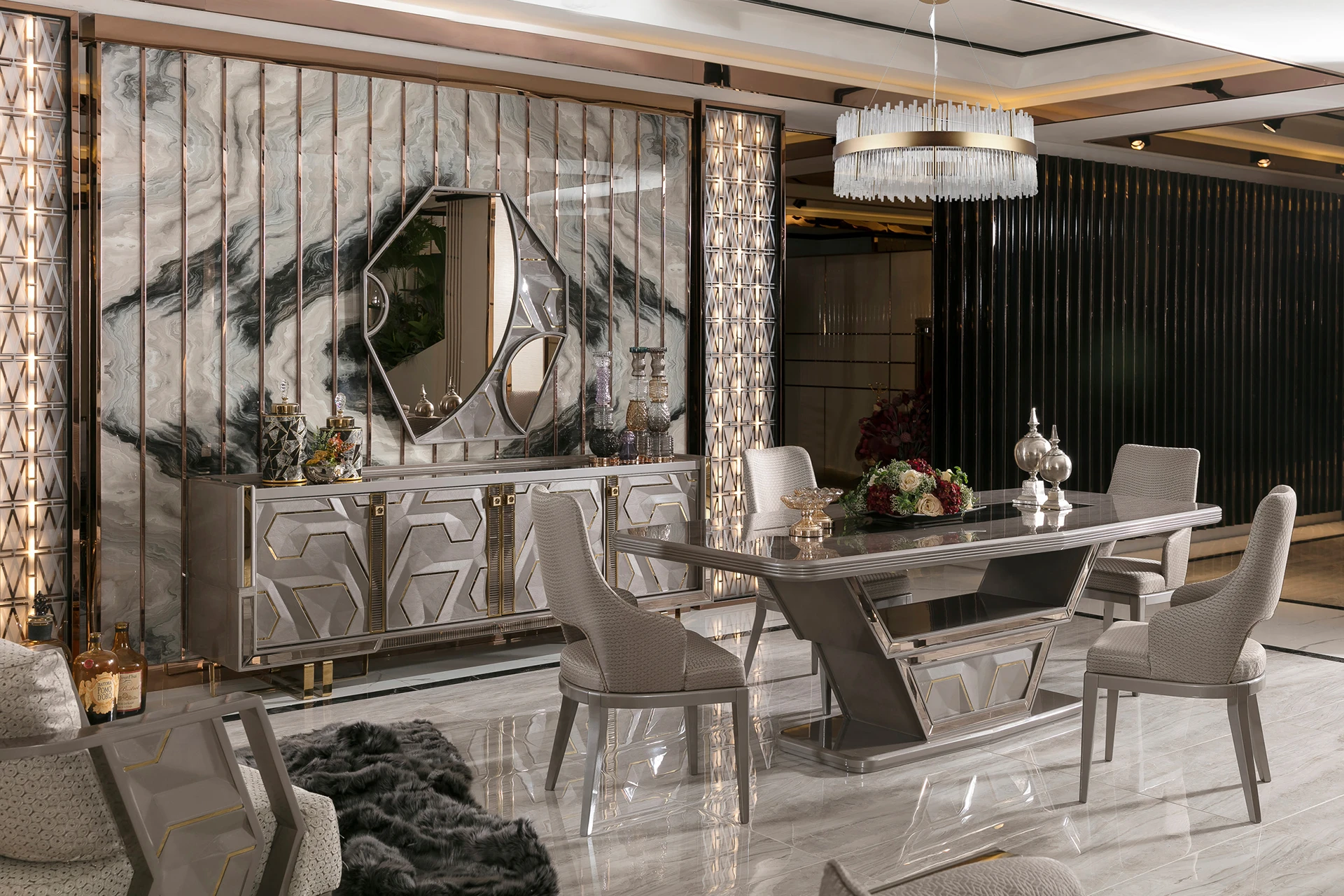 Gusto Dining Room Wide Angle