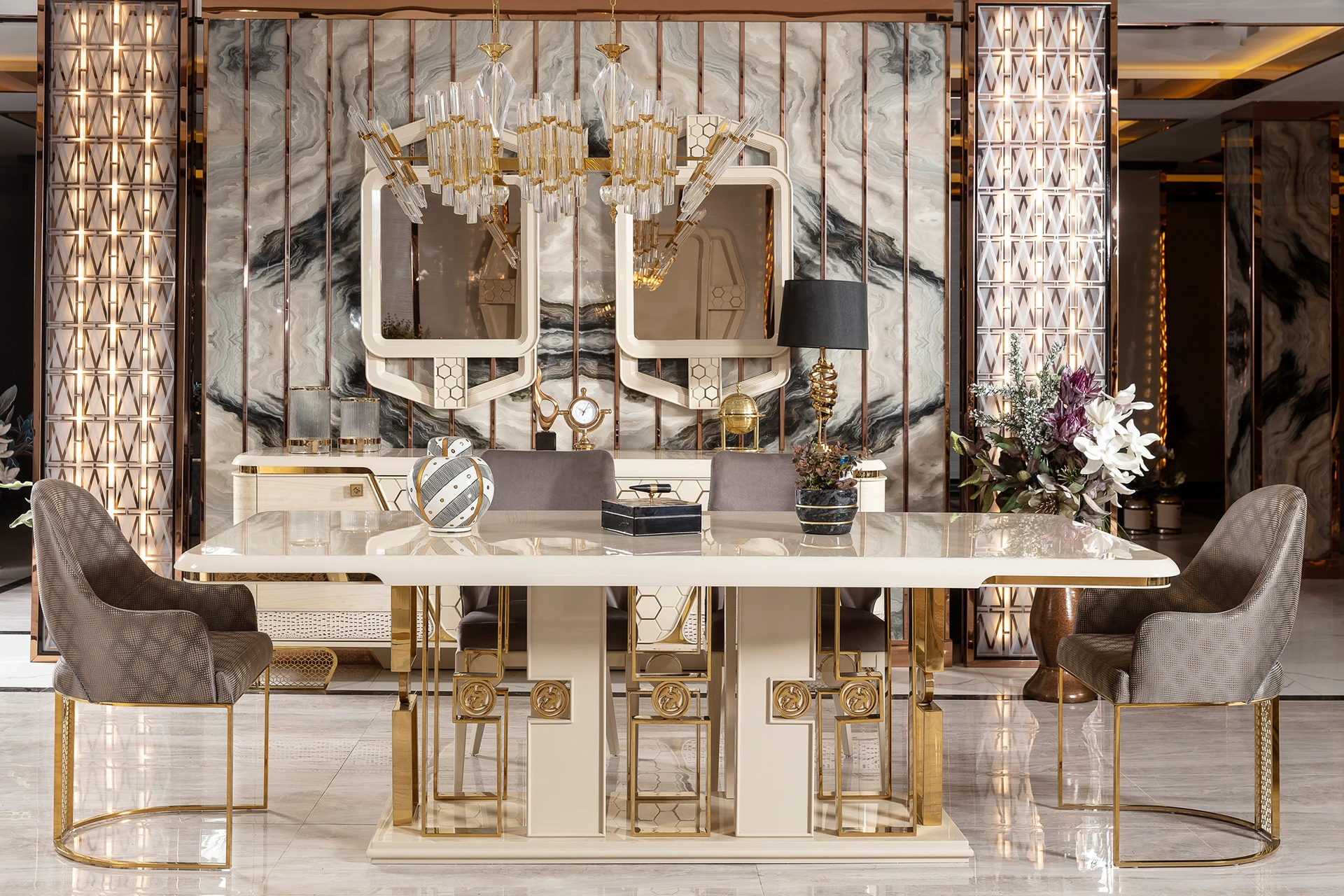 Icon White Dining Room