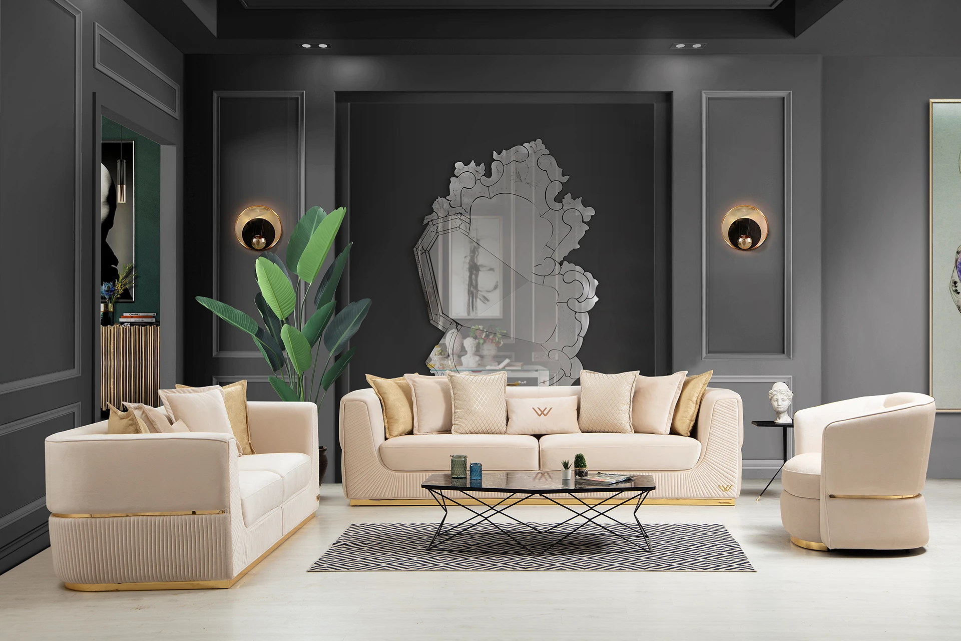 Lorenzo Living Room Wide Angle