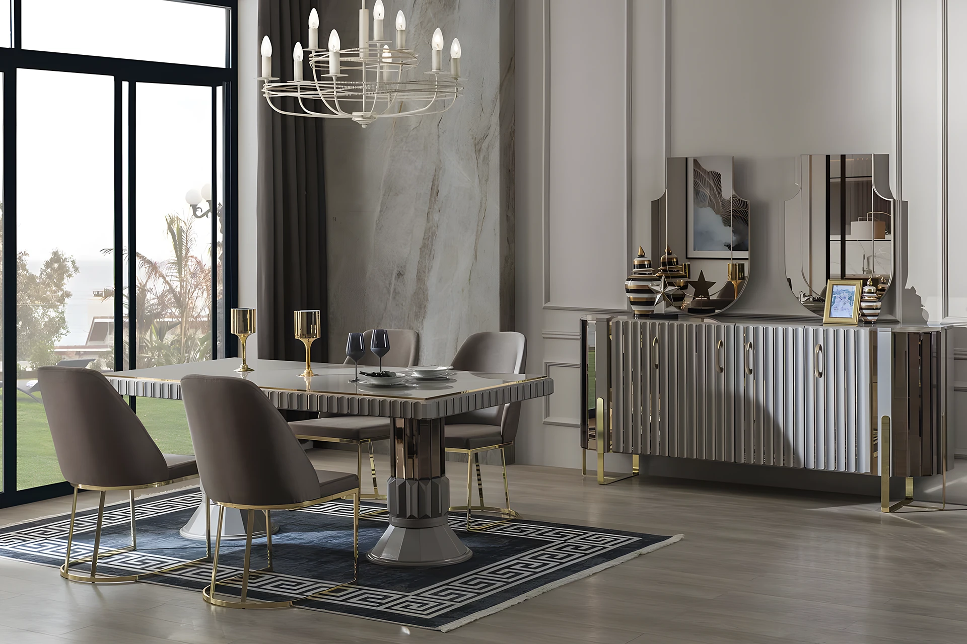 Luxori Dining Room Wide Angle