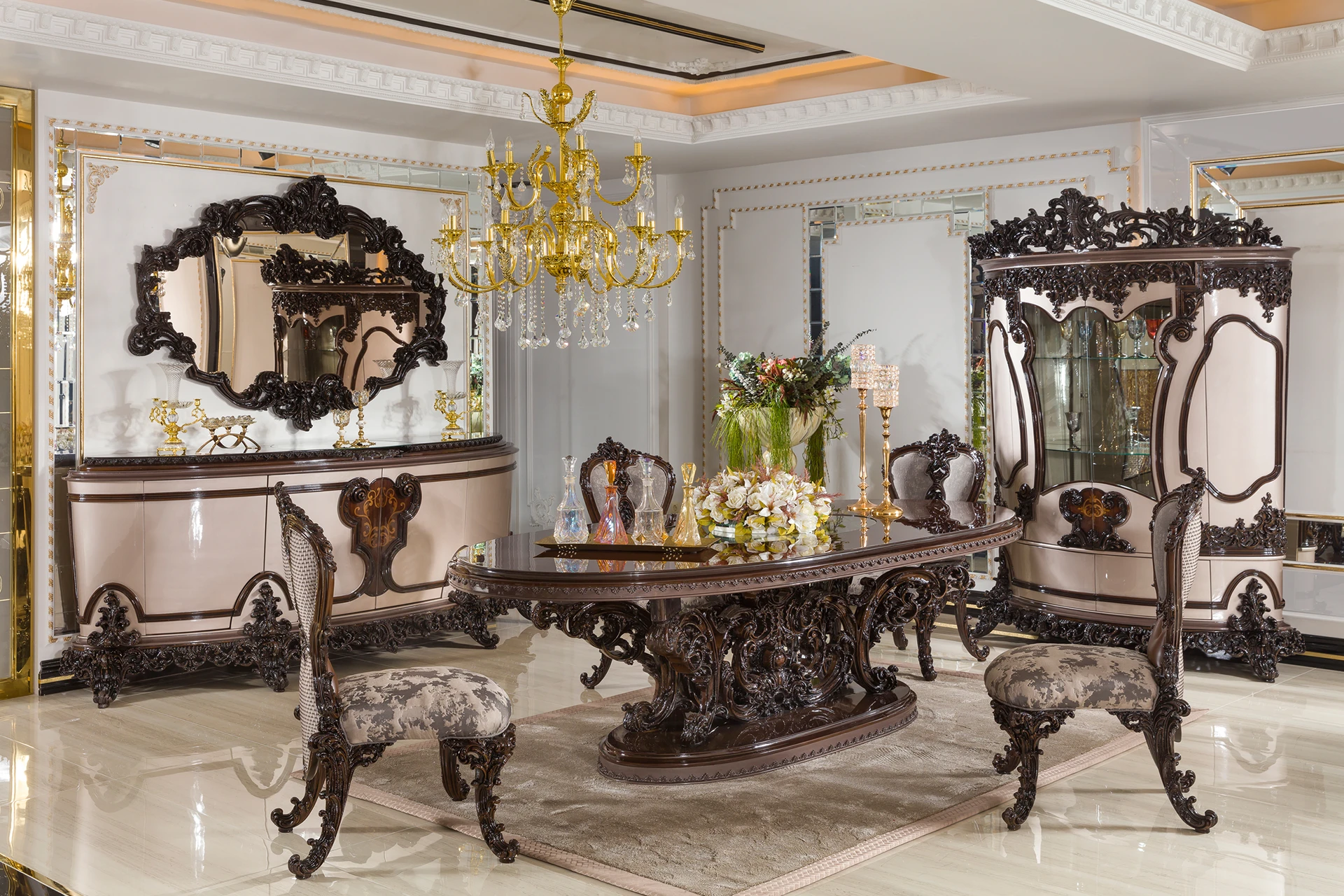 Meda Dining Room Wide Angle