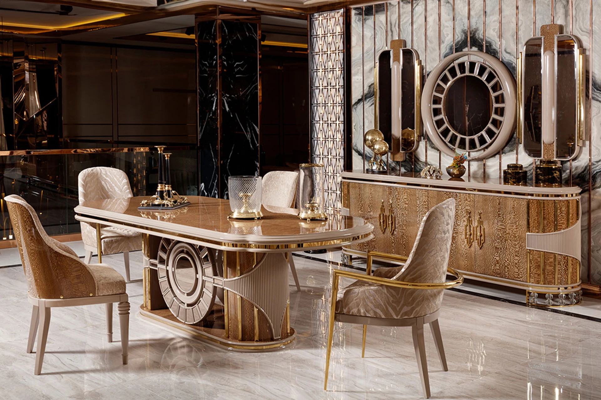 Messina Dining Room Wide Angle