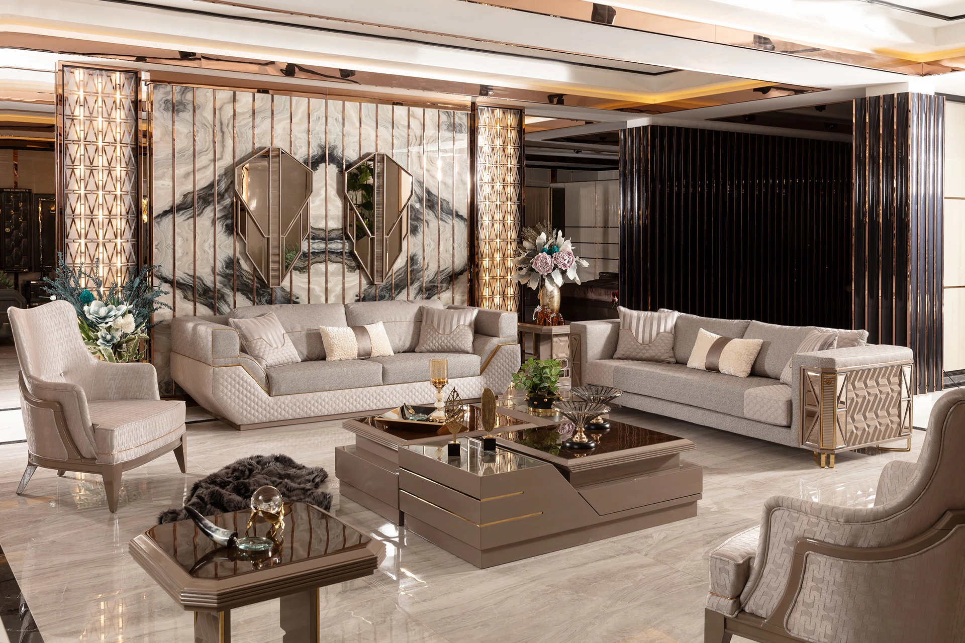 Porto Living Room Wide Angle