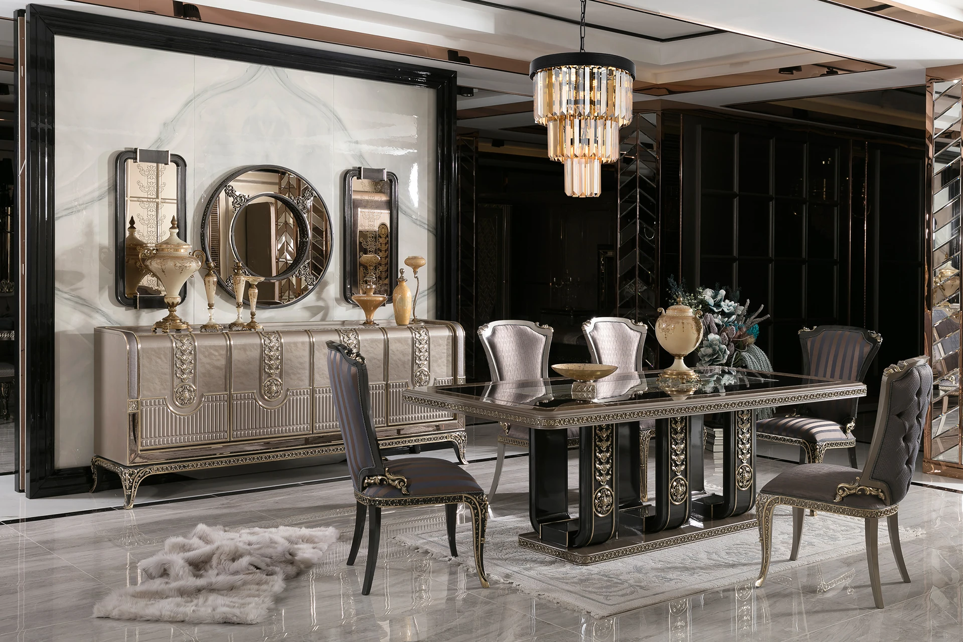 Riva Dining Room Wide Angle