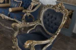 Saltanat Platinum Living Room Chair Detail