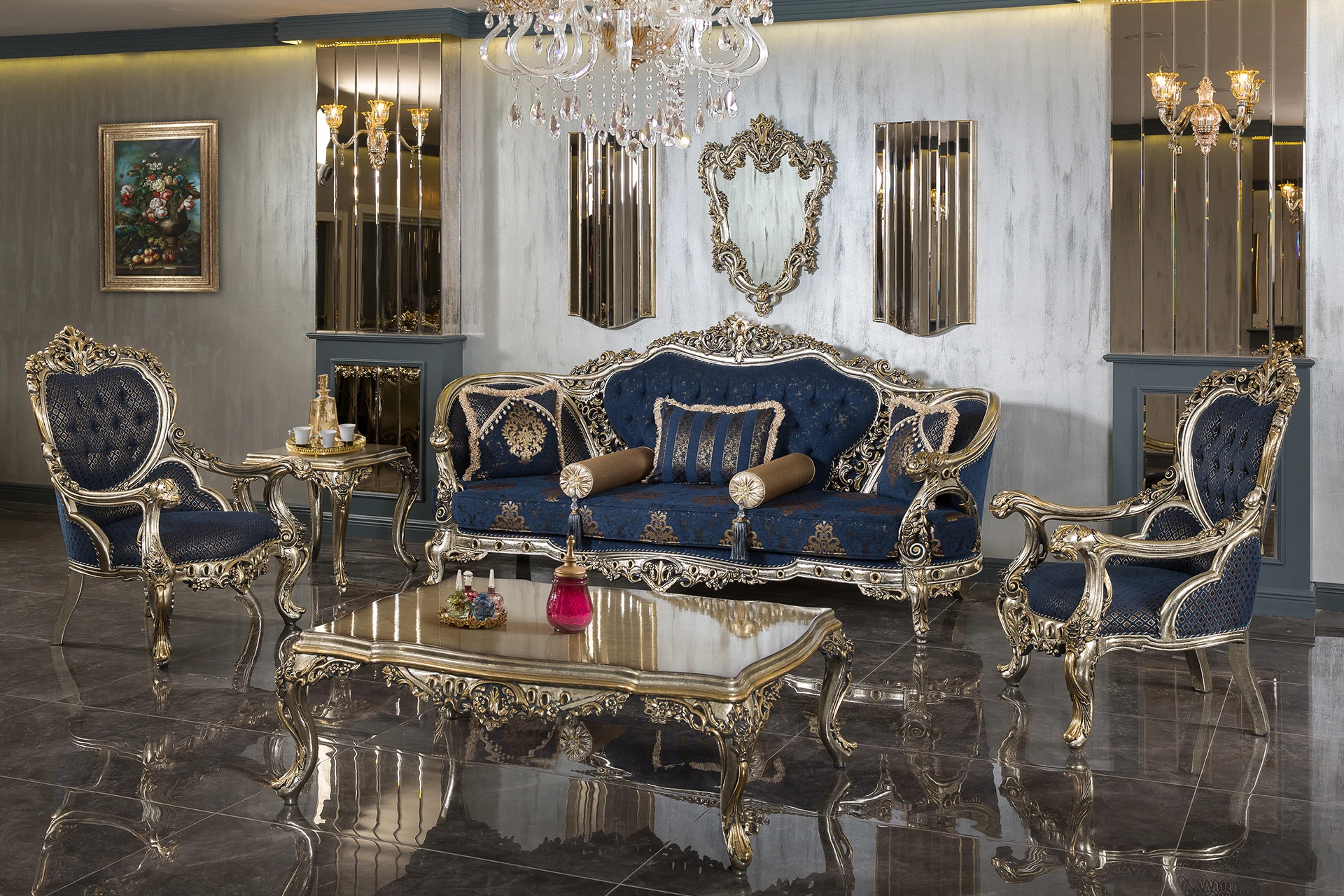 Saltanat Platinum Living Room Wide Angle