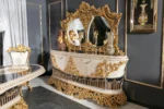 Tac Mahal Dining Room Mirrored Console