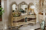 Tugra Dining Room Mirrored Console